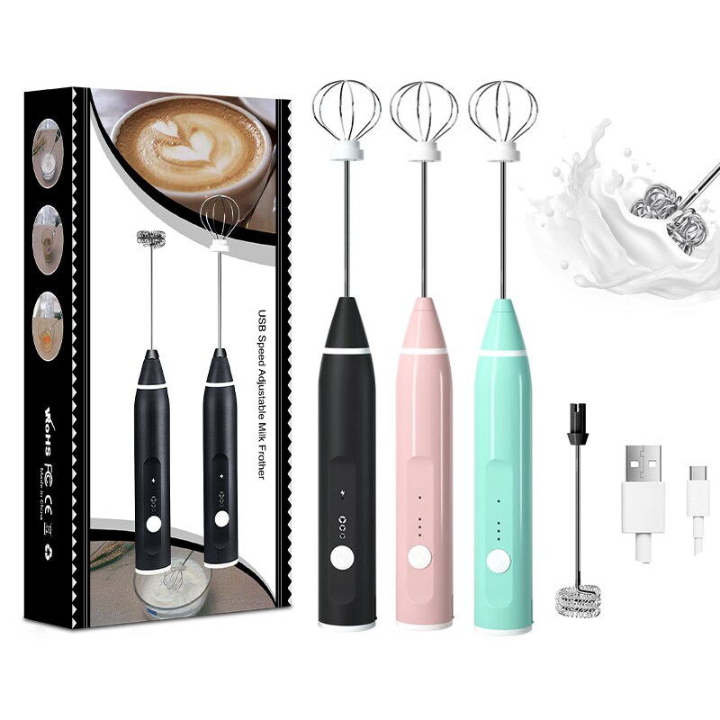 Portable Blender Usb Rechargeable - 1 PCS Electric Milk Frother Portable